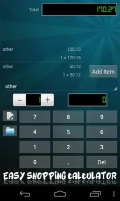 Easy Shopping Calculator android App screenshot 9