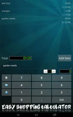 Easy Shopping Calculator android App screenshot 4